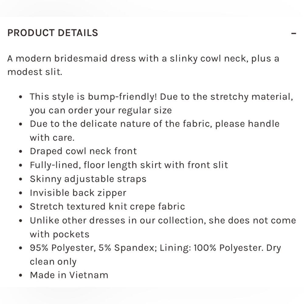 NWT Birdy Grey Bridesmaid Dress - Picture 7 of 7